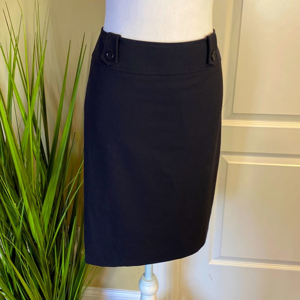 Tamari Black Pencil Skirt